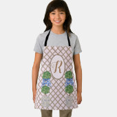 Tablier Chinoiserie rose Ginger Jar Jars Topiary (Insitu)