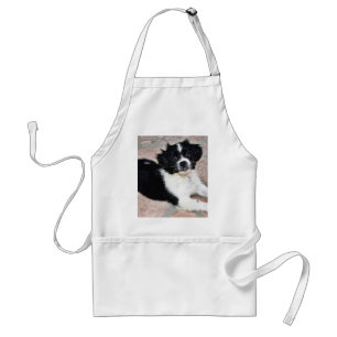 Tablier Chiot adorable au sol