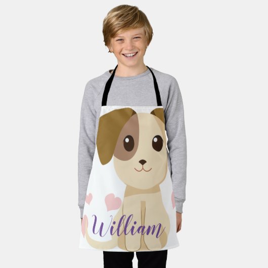 Tablier Chiot doux (Porté)