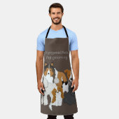 Tablier Chiot personnalisé (Porté)