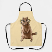 Tablier Chipmunk Cute Rodent Animal Hippie (Recto)