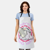 Tablier ChiRadio LLC ™ ( logo crème glacée ) (Porté)