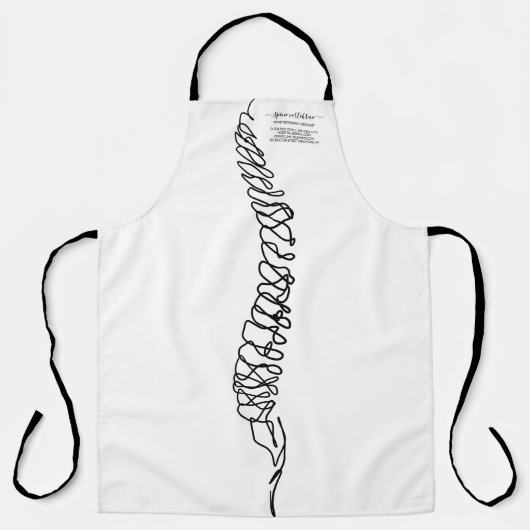 Tablier Chiropractic Professional Chiropractor Chiro (Recto)