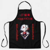 Tablier Chirurgien de remplacement du clown malin (Recto)