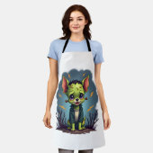 Tablier Choc du Chihuahua Frankenstein (Porté)