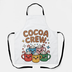 Tablier Chocolat Chaud Cocoa Crew Kawaii Noël Xmas