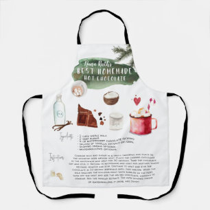 Tablier Chocolat chaud maison Heirloom de la recette