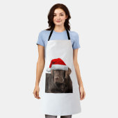 Tablier Chocolat Lab Chemise Labrador Retriever Chien Chri (Porté)