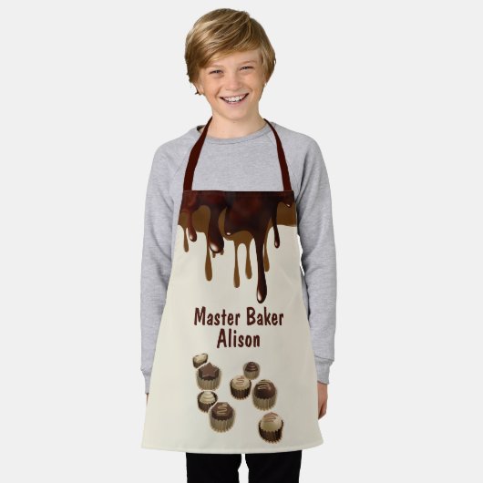 Tablier Chocolats de fusion Master Baker Kids (Porté)