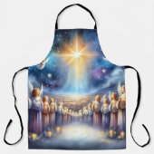 Tablier Choeur céleste sous l'étoile de Bethléem (Recto)