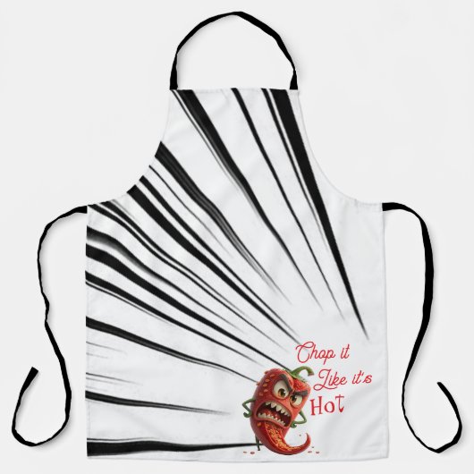 Tablier “Chop It Like It’s Hot” All-Over Print Apron (Recto)