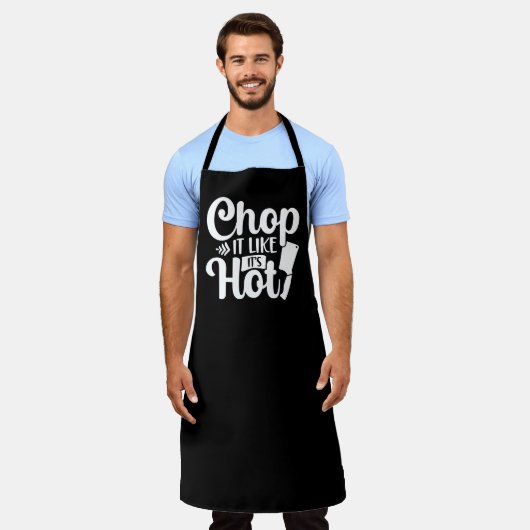 Tablier Chop it Like it's Hot Funny Cute (Porté)