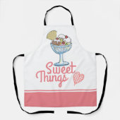 Tablier Chose douce Crème glacée Sundae Dessert Cute (Recto)