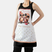 Tablier Chou mignonne paire dans amour Valentine noms pers (Insitu)