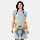 Tablier Chouette bleue dans la forêt (Porté)