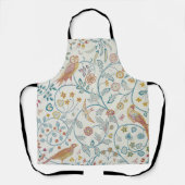 Tablier Chouette botanique et aire de baies (Recto)