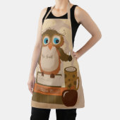 Tablier Chouette Brown sur les livres Professeur d'aire pe (Insitu)