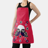 Tablier Chouette d'art populaire (Insitu)