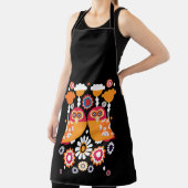 Tablier Chouette d'art populaire (Insitu)