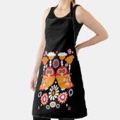 Tablier Chouette d'art populaire (Insitu)