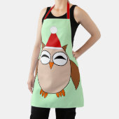 Tablier Chouette de Noël (Insitu)