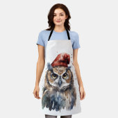 Tablier Chouette d'hiver enchantée (Porté)