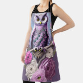 Tablier Chouette d'Imaginaire détaillée sur un lit d'épine (Insitu)