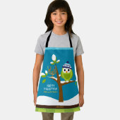 Tablier Chouette Hanoukka & Minorah Snowy Tree pour enfant (Insitu)