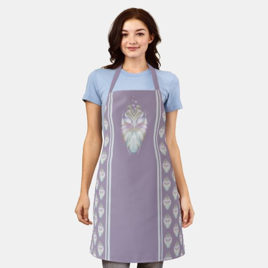 Tablier Chouette Oracle Pastel Purple (Porté)