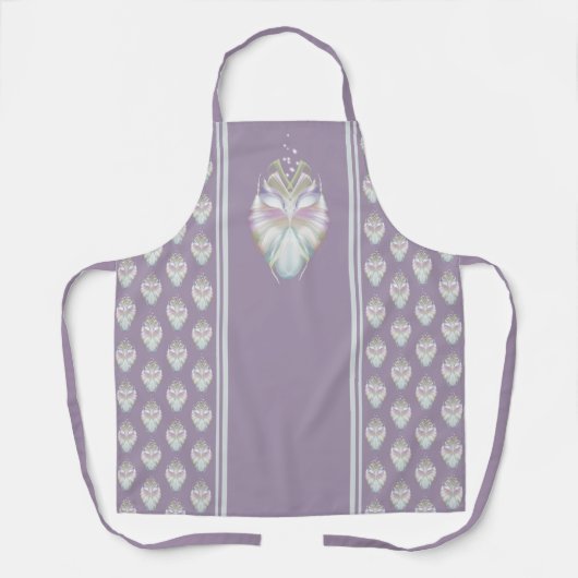 Tablier Chouette Oracle Pastel Purple (Recto)