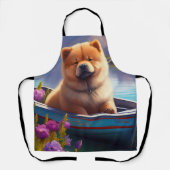 Tablier Chow Chow sur une pagaie : une aventure Pittoresqu (Recto)