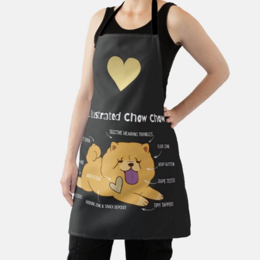 TABLIER CHOW ILLUSTRÉ