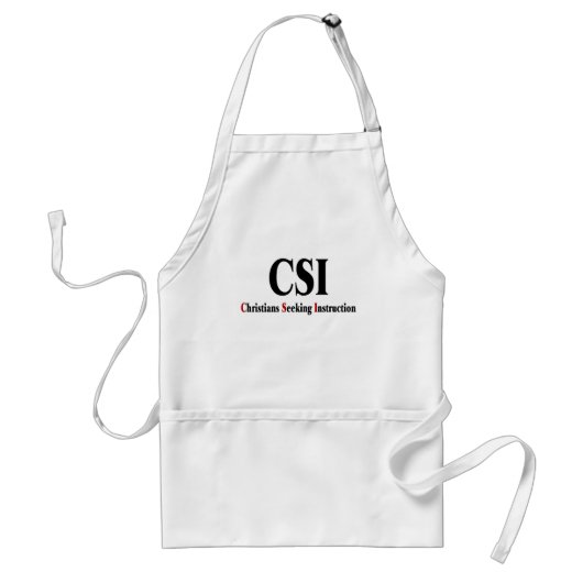 Tablier Chrétiens CSI (Devant)