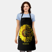 Tablier Christian Bible Verse Scripture Religious (Porté)