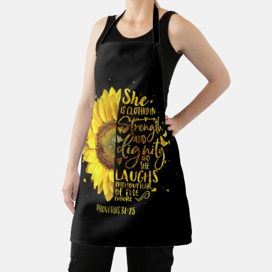 Tablier Christian Bible Verse Scripture Religious (Insitu)