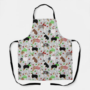 Tablier Christmas Australian Shepherd Apron
