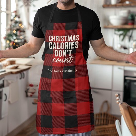 Tablier Christmas Calories Don’t Count