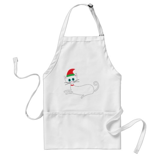 Tablier Christmas Cat (Devant)