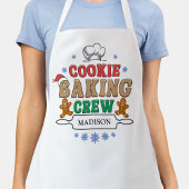 Tablier Christmas Cookie Baking Team Funny Holiday