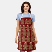 Tablier christmas cookie kitchen apron (Porté)