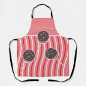 Tablier Christmas Cookie Pop Baking Team Nom Peppermenthe (Recto)