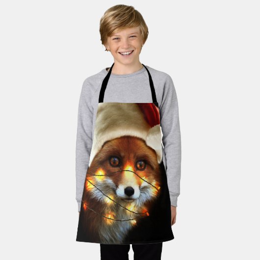 Tablier Christmas fox (Porté)