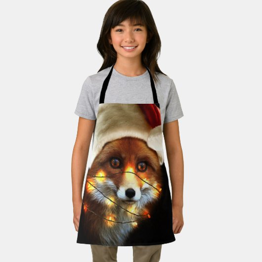 Tablier Christmas fox (Insitu)