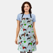 Tablier Christmas German Shepherd Apron (Porté)