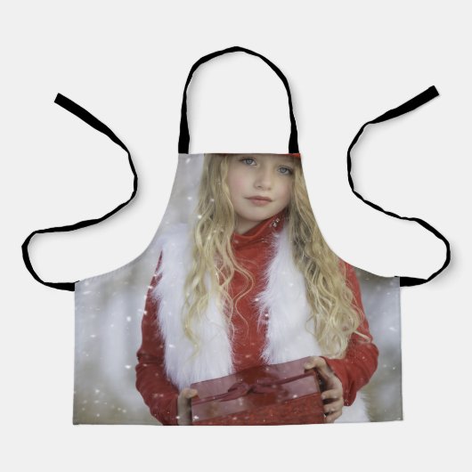 Tablier Christmas Girl (Recto)