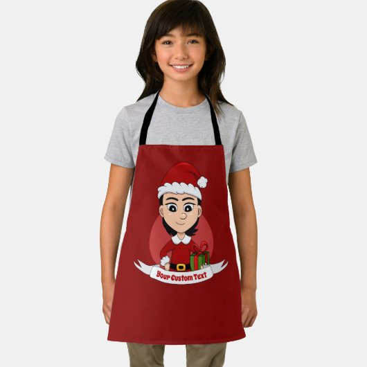 Tablier Christmas girl (Insitu)