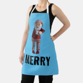 TABLIER CHRISTMAS GNOME ELF MERRY APRON (Insitu)