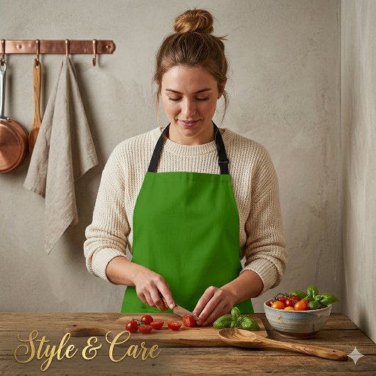 Tablier Christmas Green Holiday Cooking Kitchen Apron Gift