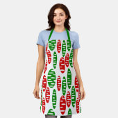 Tablier Christmas Holey Ovals (Porté)