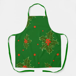 Tablier Christmas Holly